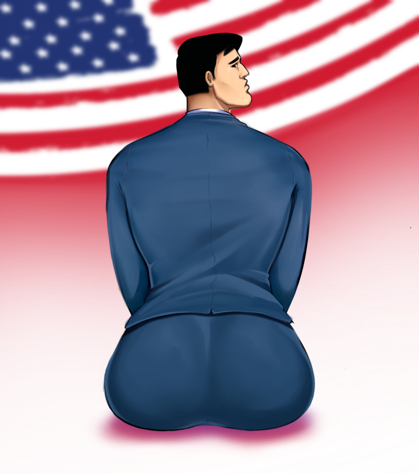 Rule 34 - American Dad American Flag Arched Back Ass Back View Big Ass Big  Butt Big Chin Blue Suit Bubble Butt Fat Ass Gay Male Male Only Rivezion Stan  Smith Suit | 8308471