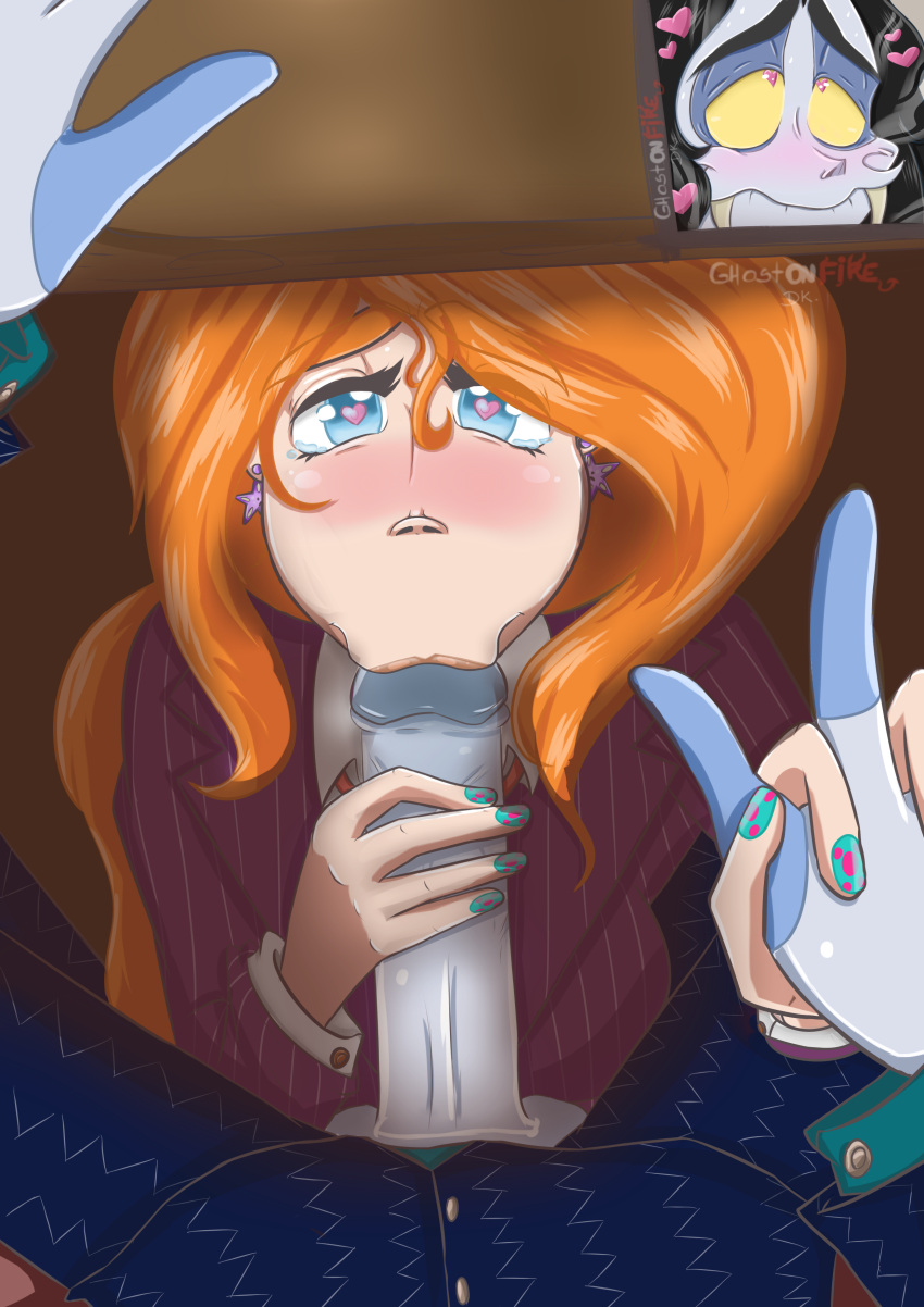 Rule 34 – 1boy 1girls big balls big penis blowjob blue-skinned male blue eyes blue fingers blue fingertips blue penis blue skin blush blushing male clothed dark hair earrings erect penis erection eye contact eyelashes fellatio female female focus ghost male ghostof dk hand on penis happy heart-shaped pupils hecksouloa holding hands holding penis huge cock human humanoid interspecies julie bradley wieser large balls large penis large testicles light-skinned female light skin lipstick looking at another looking at viewer looking down male male pov office office chair office clothing office lady office sex oral oral sex orgasm face painted nails penis in mouth pleasure face point of view ponytail pov pov eye contact pov male red hair sex shiny eyes shiny penis shiny skin soulblind dwell graves straight striped striped clothing stripes sucking penis suit tears tears of pleasure teary eyes thick penis under desk under the table vacuum-like fellatio vacuum blowjob vacuum fellatio vacuum suck veiny penis white-skinned male white skin woman in suit yellow eyes | 7303440