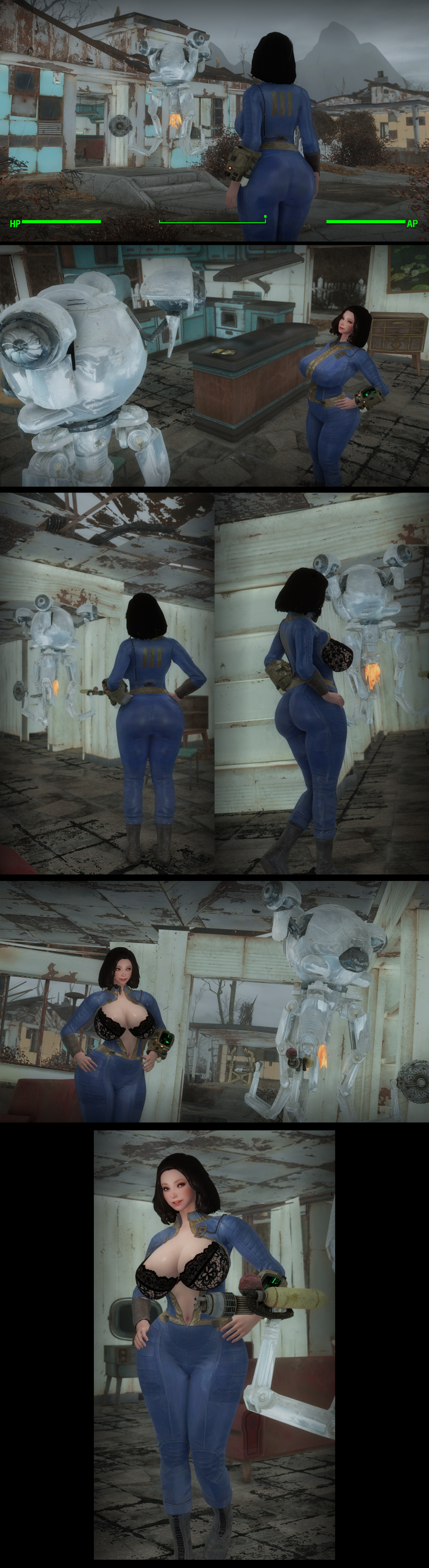 Rule 34 - 3d Bethesda Softworks Clothing Codsworth Computer Electronics Fallout  Fallout 4 Female Human Mr. Handy Nora (fallout 4) Pale Skin Pip-boy Robot  Screenshot Sole Survivor (female) Vault Dweller Vault Suit Wristwear |  8294597