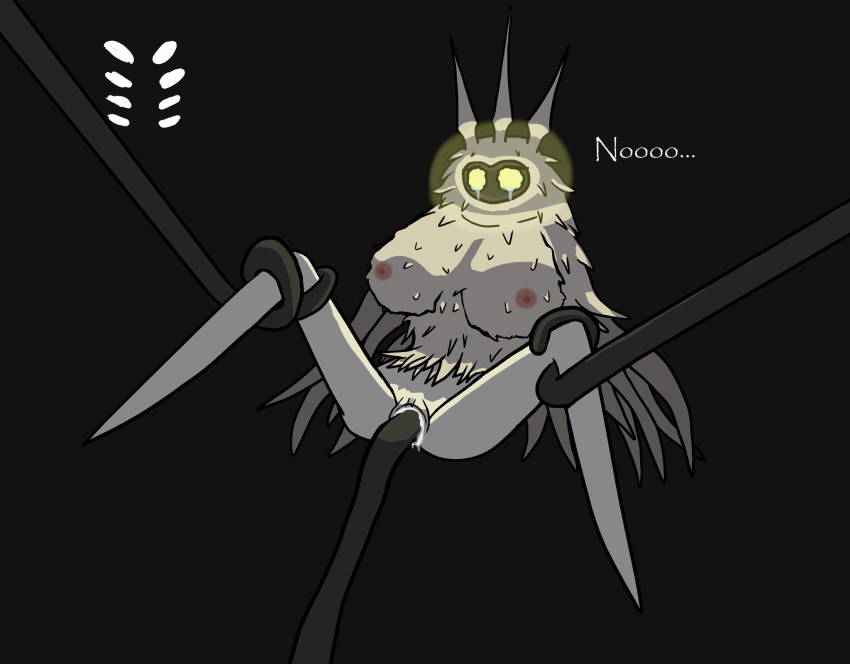 Rule 34 8 Eyes Abyss Abyss Hollow Knight Black Background Breasts Completely Naked