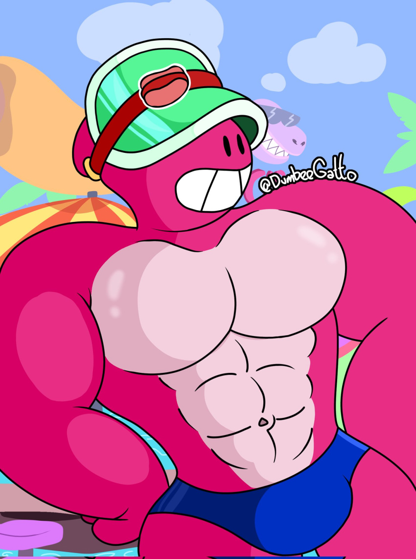 Rule 34 - Brawl Stars Dinosaur Doug (brawl Stars) Furry Muscular Male |  8624970