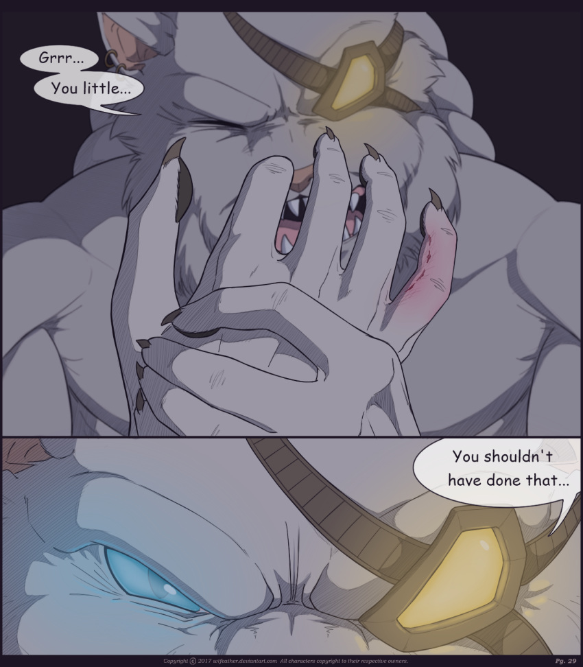 Rule 34 – ahri bondage captured captured heroine comic dialogue league of legends rengar text tickle torture tickling wtfeather | 8589782