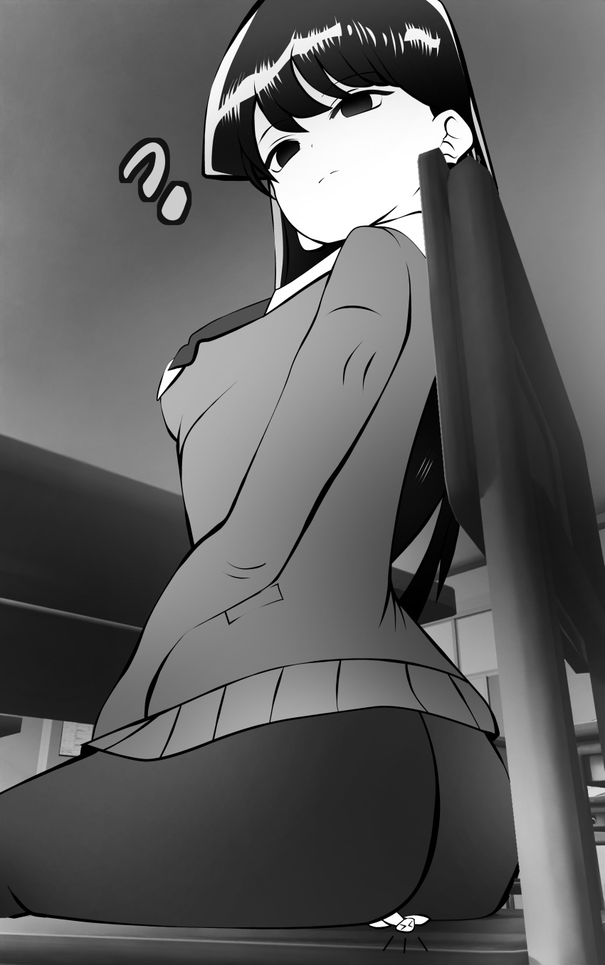 Rule 34 - ? Feelaxart Giant Giant Ass Giantess Hands In Lap Hands On Lap  Komi-san Wa Komyushou Desu Komi Shouko Long Hair Long Hair Female Macro  Oblivious School Uniform Size Difference