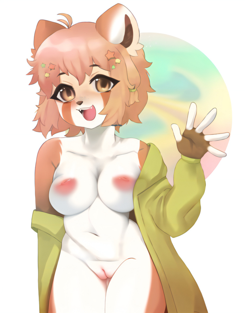 A furry female in a provocative pose