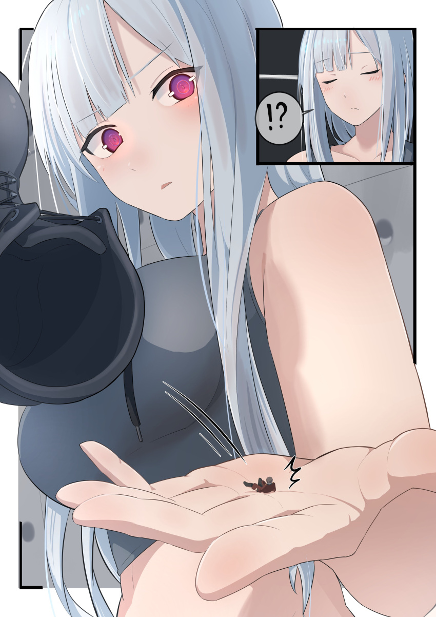 Black Anime Girls Xxx - Rule 34 - Ak-12 (girls' Frontline) Anime Style Black Shirt Blue Hair Comic  Giantess Girls' Frontline Long Hair Macrophilia Purple Eyes Shrink  Shrinking Shrunk Sigure Dd142 Speech Bubble Tiny Person Twitter | 7751248