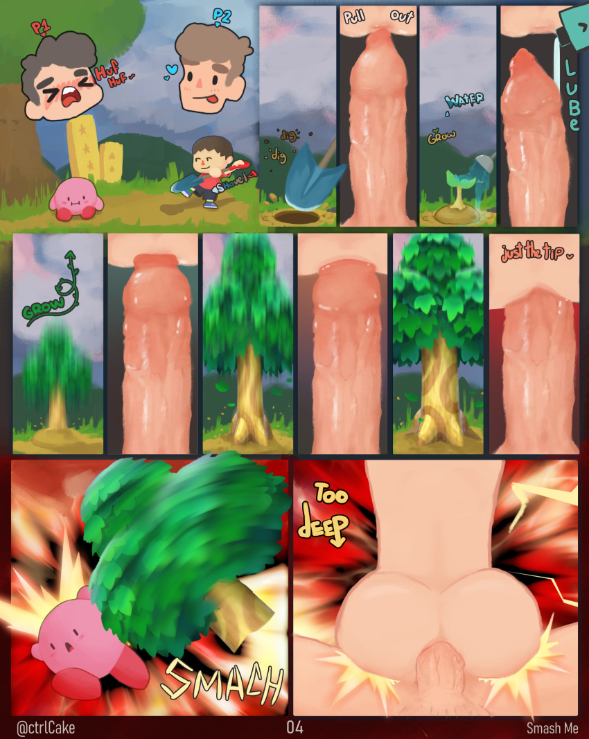 Rule 34 - Anal Animal Crossing Ass Bareback Big Penis Close-up Comic Couch  Couple Ctrlcake Deep Penetration Domination English Text Funny Gaming Gay  Human Just The Tip Kirby Kirby (series) Large Penis