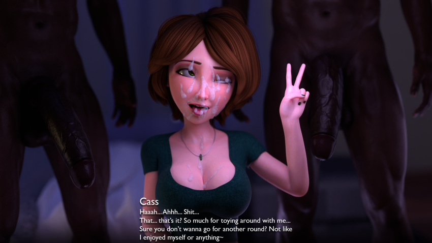 Rule 34 – 1girls 2boys 3d big breasts big hero 6 big penis breasts brown hair busty cass hamada cleavage cum cum in eye cum in eyes cum on face dark-skinned male disney hourglass figure huge cock interracial large breasts mature mature female mmf threesome peace sign sex short hair tagme text threesome tscd rendering unseen male face v wide hips | 6313679
