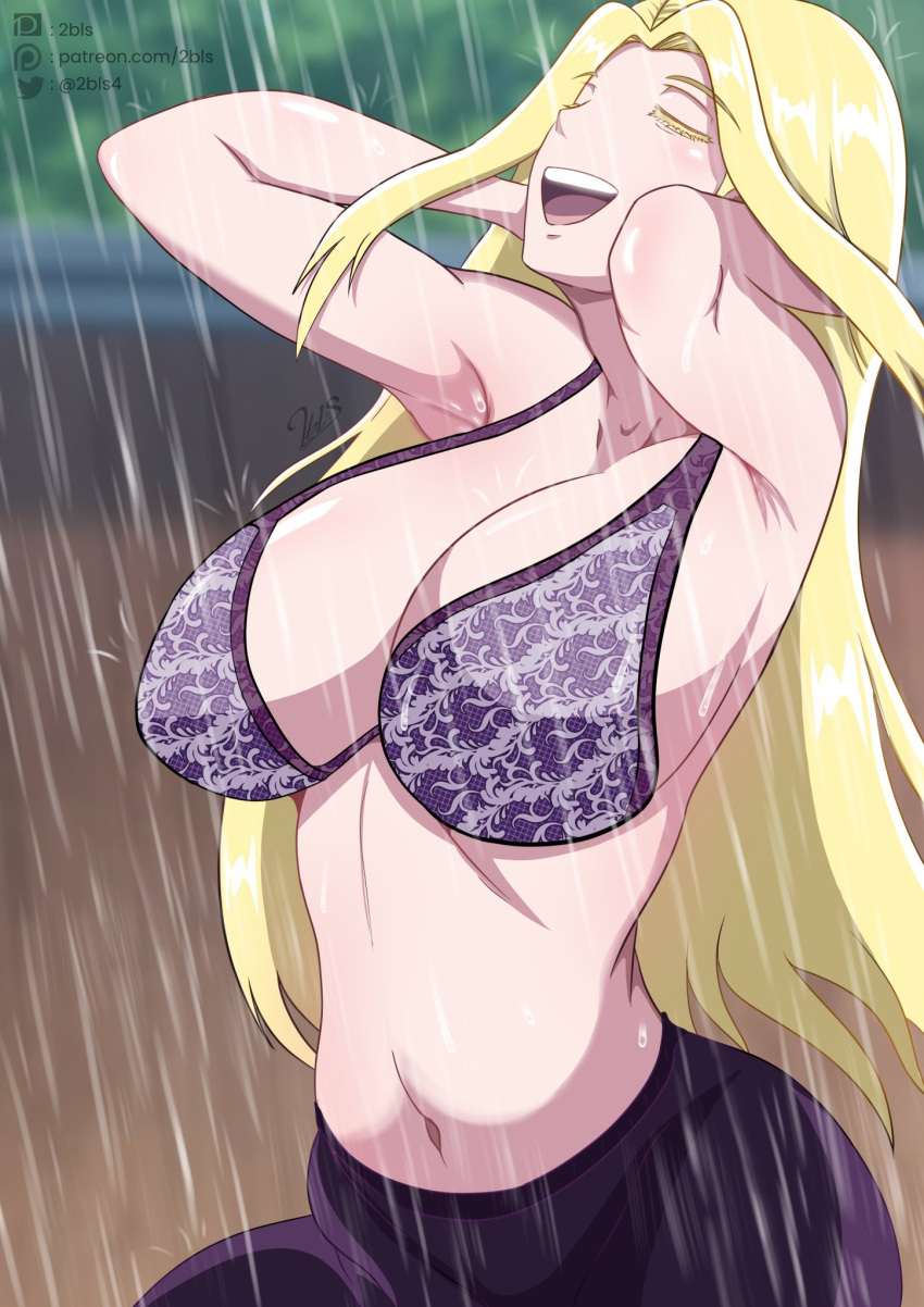Rule 34 – 2bls armpit armpit peek armpits arms behind back arms behind head arms up beatrix amerhauser blonde hair bra breasts closed eyes light-skinned female light skin long hair raining zom 100 zombie ni naru made ni shitai 100 no koto | 8689896