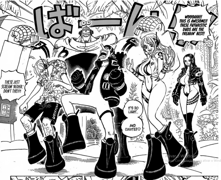 Rule 34 – 2girls 3boys areola slip areolae black and white breasts dialogue edit edited egghead english text franky franky (one piece) large breasts manga manga page monochrome nami nami (one piece) nico robin nude edit one piece post-timeskip pubic hair peek speech bubble text usopp vinsmoke sanji wide hips | 8472540
