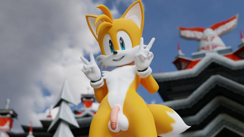 Rule 34 – 16:9 3d (artwork) anthro balls canid canine digital media (artwork) double peace sign double v femboy fox genitals gesture hi res looking at viewer low-angle view male mammal nude peace sign penis sega solo sonic (series) sonic the hedgehog (series) tails twintails3d v sign widescreen | 8667178