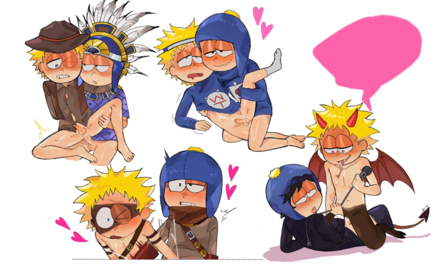Rule 34 – 2boys chullo craig tucker empty speech bubble gay male only south park tweek tweak yaoi | 7897098