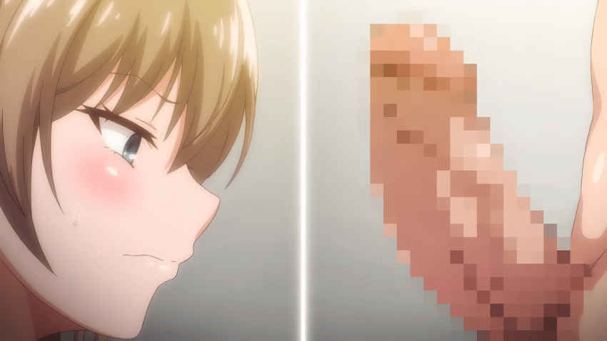 Rule 34 – 1boy 1girls animated big penis blue eyes blush brown hair censored censored penis erect penis eyebrows eyelashes female huge cock imminent penetration imminent sex large penis looking at penis looking down male penis ready to pop schoolgirl split screen sweat sweatdrop teenage girl teenager uchi no otouto maji de dekain dakedo mi ni konai? white skin | 8641302