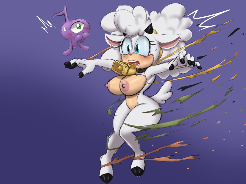 Rule 34 – alien anthro areola barefoot bell big breasts black fingers blue eyes blush blushing profusely bovid breasts caprine clothing collar disintegration dissolving feet female feral fluffy fluffy hair fur green eyes hair hi res horn huge breasts idw comics idw publishing lanolin the sheep long hair lurking tyger magenta wisp (sonic) maggie (sonic) mammal mobian mobian (species) mobian sheep nipples nude purple body sega sheep sheep girl simple background sonic (series) sonic the hedgehog (comics) sonic the hedgehog (idw) sonic the hedgehog (series) torn clothing white body white fur white hair wisp (sonic) | 8160312