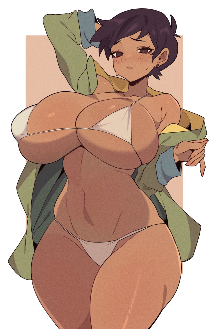 Rule 34 – 1girls alternate breast size bikini breasts brown hair brown skin dc dc comics female hi res hips huge breasts lois lane lois lane (my adventures with superman) my adventures with superman naughty face short hair superman (series) thick thighs thighs wide hips yoshiikirablr | 8625373