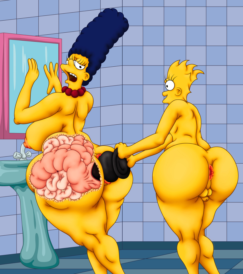 Rule 34 - Anal Anus Bart Simpson Belly Big Ass Big Breasts Bynshy Chubby  Chubby Female Femboy Intestines Marge Simpson Mother And Son Sex Toy Sissy  Small Breasts The Simpsons X-ray | 5680531