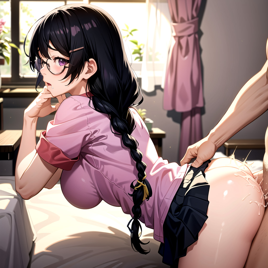 Rule 34 - Ai Generated Black Hair Clothed Sex Doggy Style Hanekawa Tsubasa  Monogatari (series) Naoetsu High School Uniform Purple Eyes School Uniform  Vendettareset | 8809073