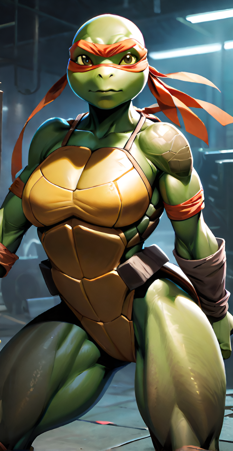 Rule 34 – 1girls 2020s 2023 ai generated anthro dezgo ai female female only scalie scalie humanoid scalieton self upload teenage mutant ninja turtles turtle turtle humanoid | 8797012