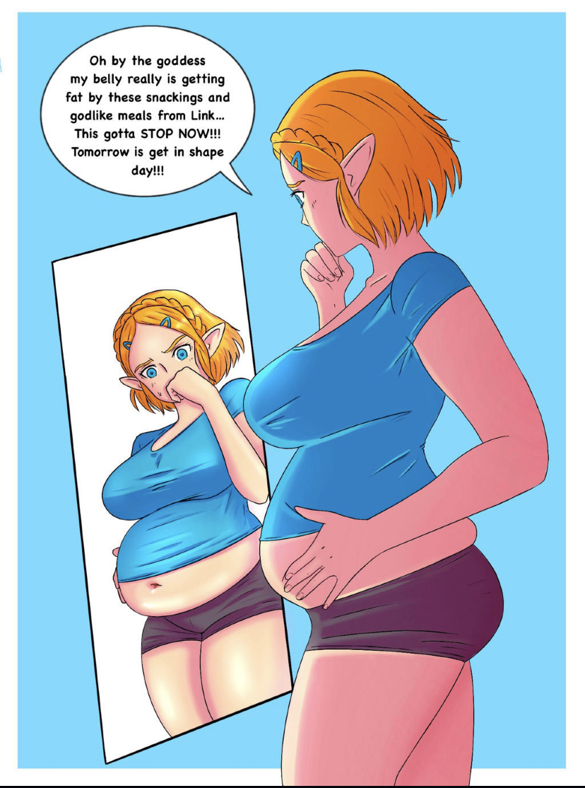 Rule 34 - Bbw Belly Hang Belly Overhang Big Belly Big Breasts Big Female  Blush Breath Of The Wild Chubby Chubby Female Embarrassed Fat Fat Ass Fat  Female Fat Fetish Fat Girl