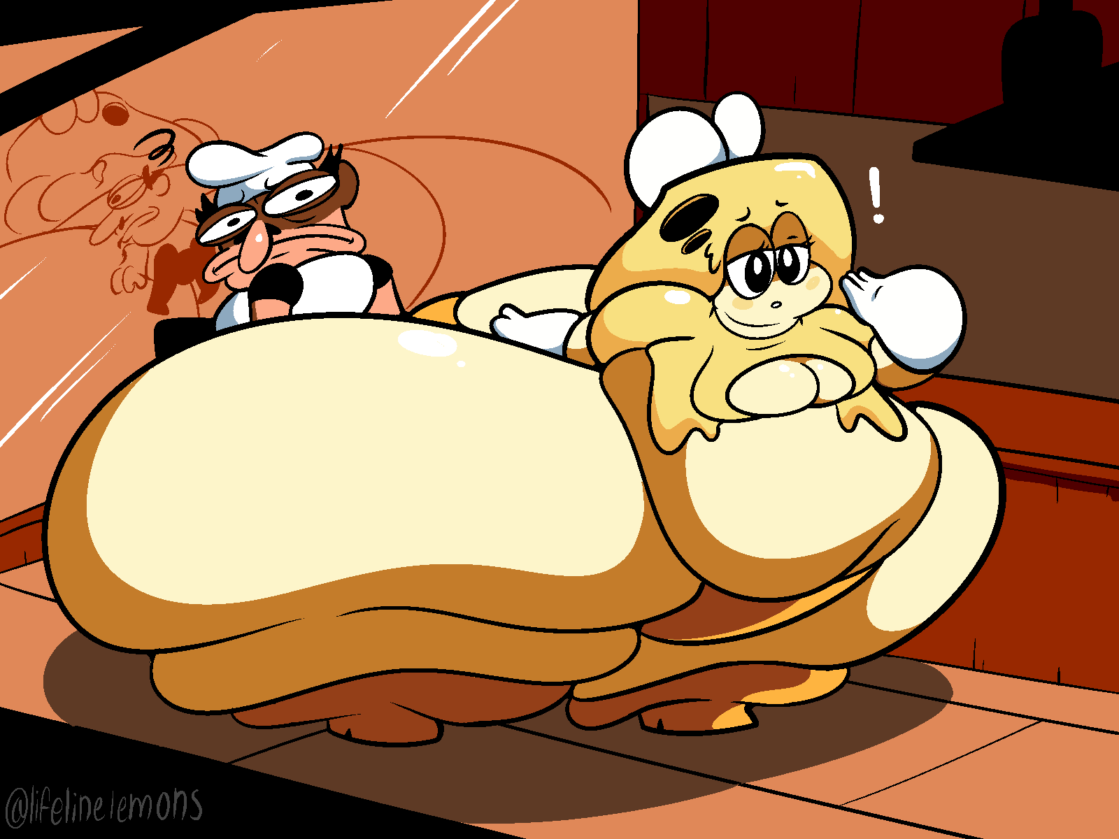 A Toppin Gal with an intriguing expression