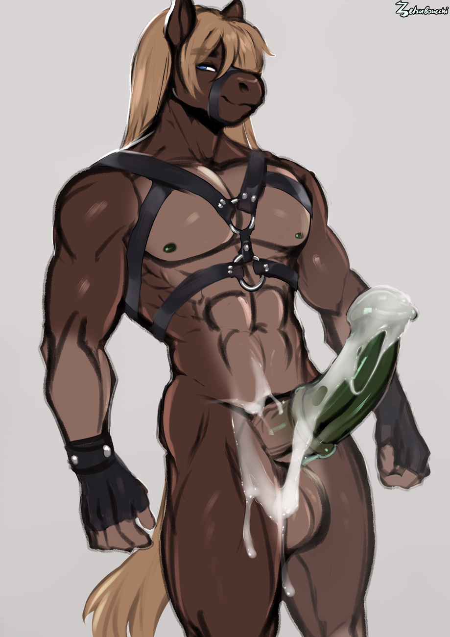 Rule 34 – abs animal genitalia animal penis anthro big penis blonde hair bodily fluids brown body brown fur clothing cum cum drip cum on penis dripping equid equine equine genitalia equine penis erection fingerless gloves front view fur genital fluids genitals gloves green penis hair handwear harness hi res horse male mammal muscular muscular anthro muscular male nude pecs penis precum solo zetsuboucchi | 8888765