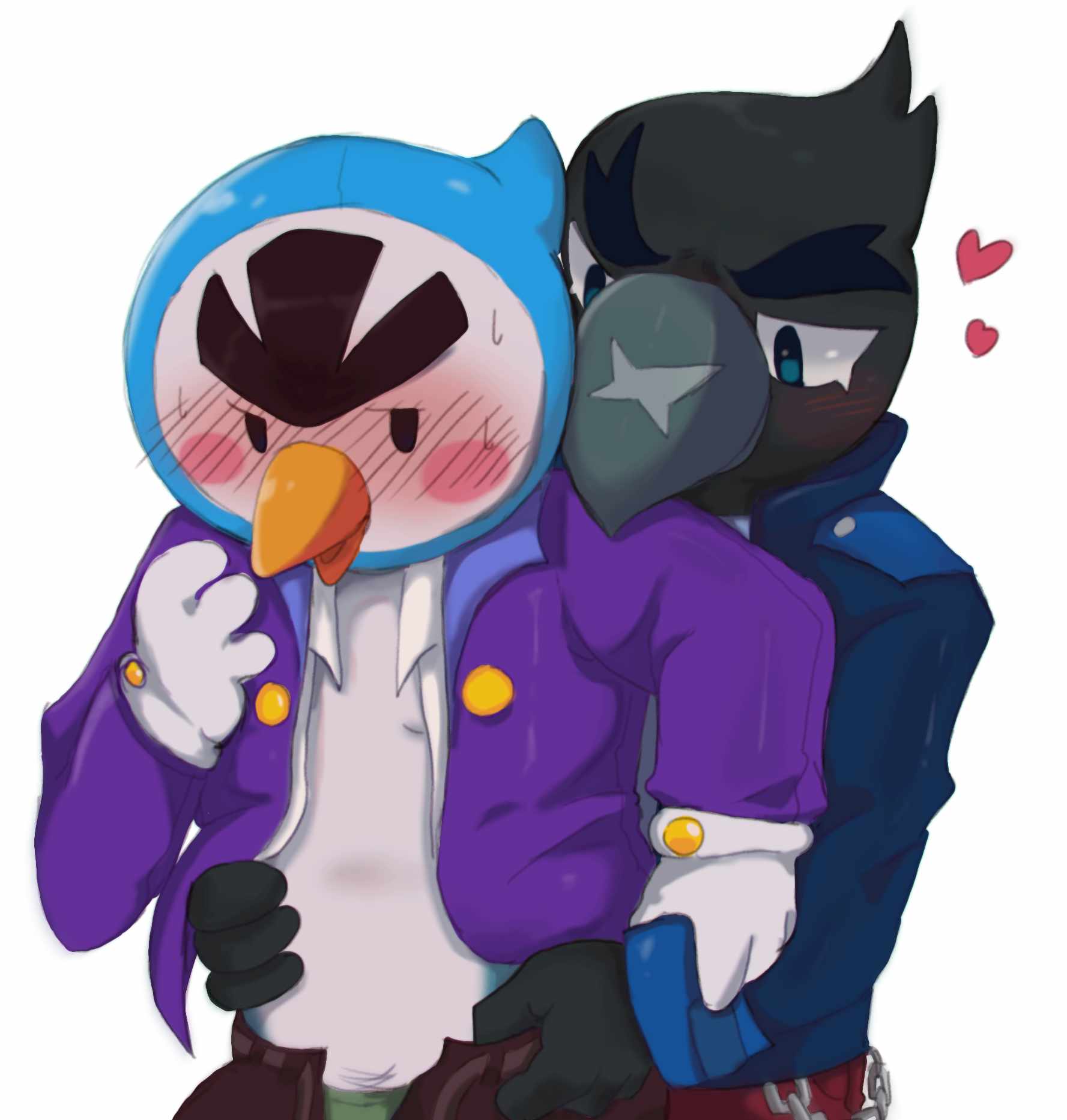 Rule 34 - Birds Brawl Stars Chubby Crow (brawl Stars) Gay Mr. P (brawl Stars)  | 8838588