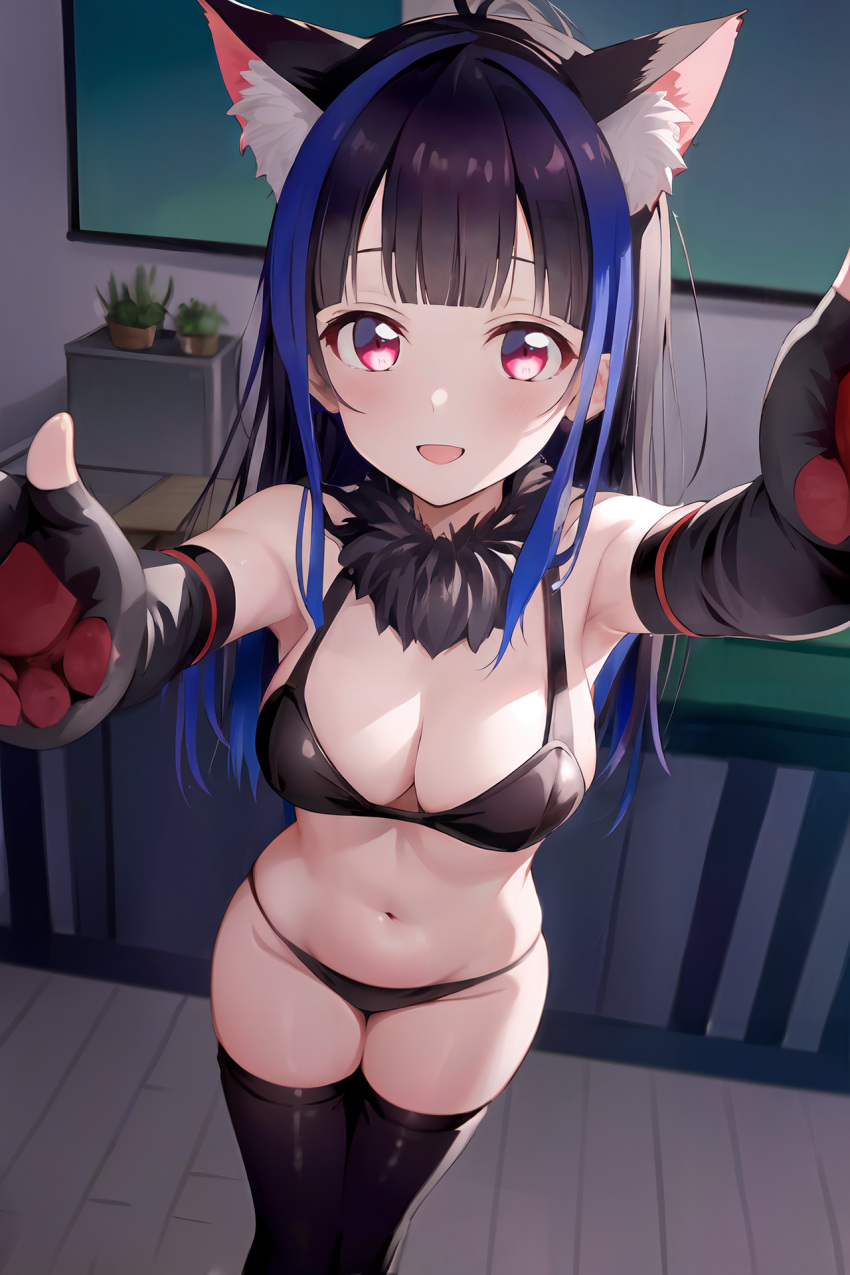 Rule 34 – 1girls ai generated bikini blush breasts cat ears catgirl cute kanojo okarishimasu looking at viewer medium breasts paw gloves pawpads selfie smile stable diffusion teasing teasing viewer thighhighs yaemori mini | 8427489