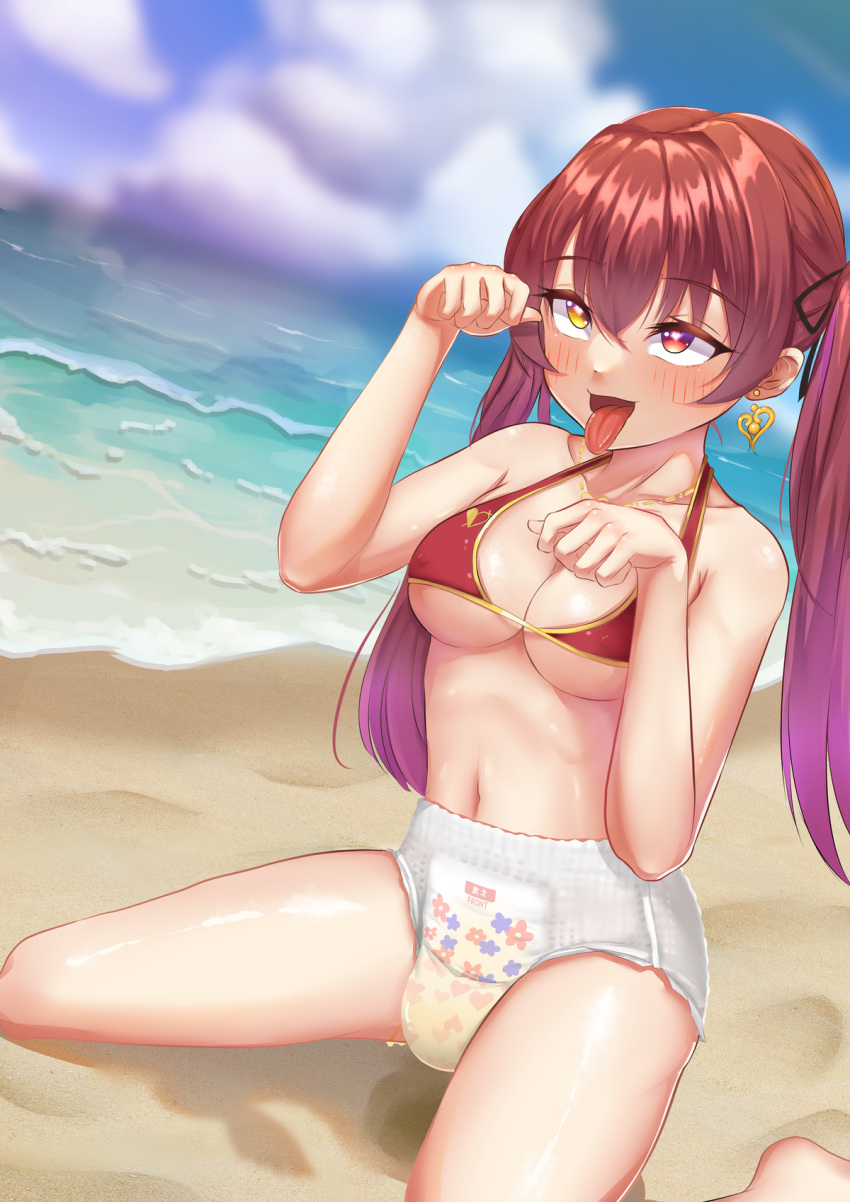 Rule 34 – diaper hololive houshou marine leaking diaper moonyman pleasure face pull-up diaper sypztep urine urine pool wet diaper | 6904841