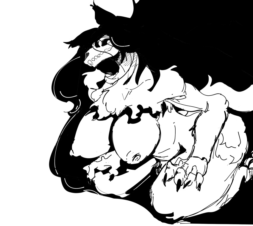 Rule 34 – anthro big breasts black fur black hair canine mal0 scp-1471 scp-1471-a scp foundation skull head tail thick thighs wolf wolf ears wolf girl yamabat | 8855840