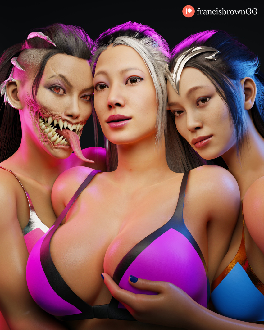 Rule 34 - 3d Big Breasts Brown Brown Eyes Edenian Gaming Incest Kitana  Mileena Mortal Mortal Kombat Mortal Kombat 1 (2023) Sindel Yuri | 8828033