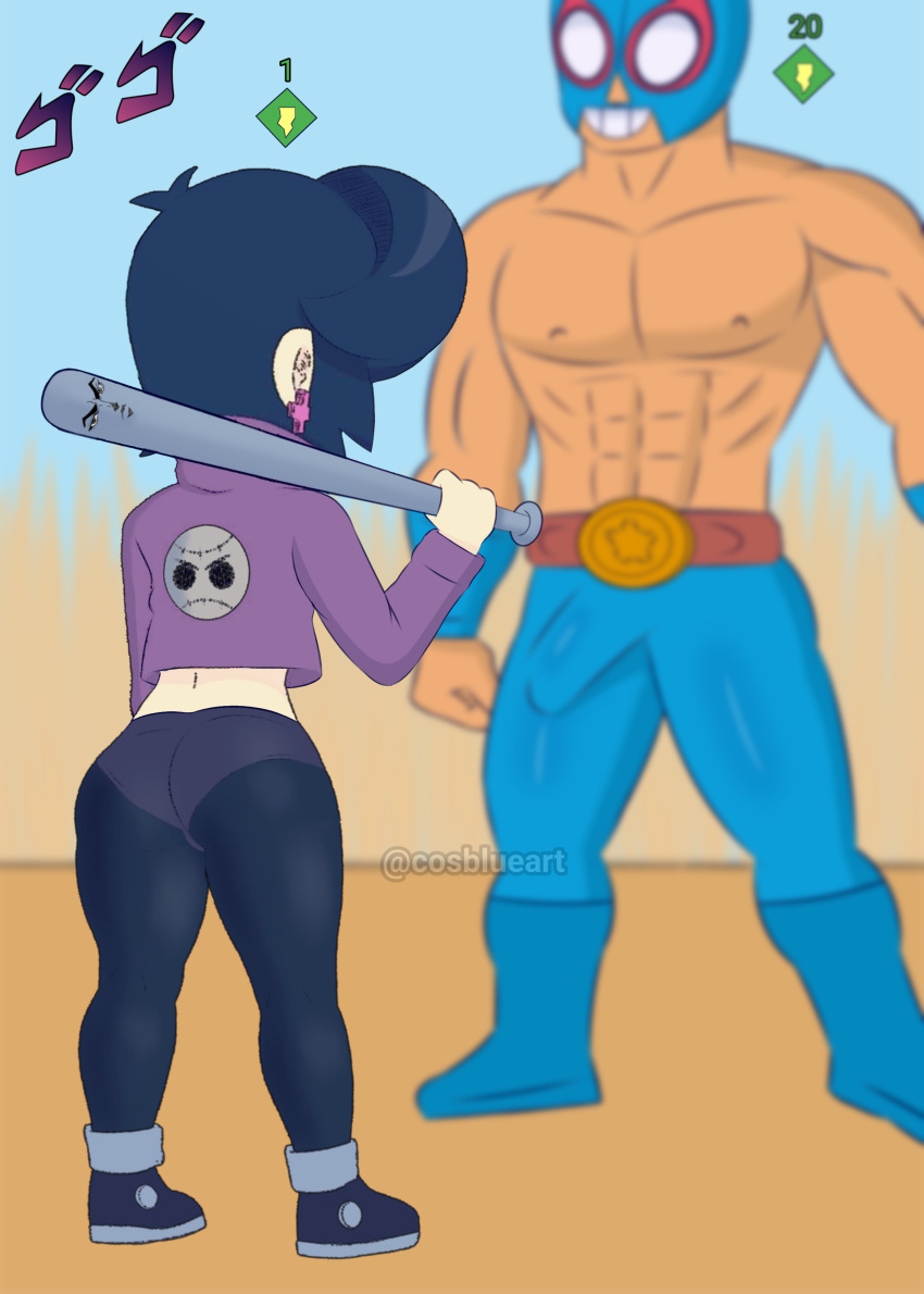 Rule 34 - Ass Ass Focus Bibi Bibi (brawl Stars) Big Ass Big Butt Brawl Stars  Cosblueart Dick El Primo (brawl Stars) From Behind Penis Penis Under  Clothes Supercell Thighs | 8865407