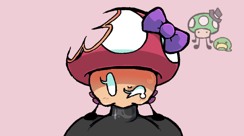 Rule 34 – armless bite mark blowjob bow buds (buds) d: hoodie james (james the mushroom) mushroom shroomy (james the mushroom) slimo (buds) standing on sweat tear tophat walking in on winking | 8398077