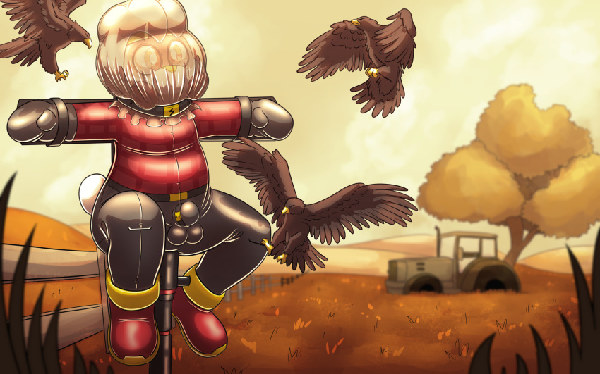 Rule 34 – avian bag over head bird bondage bondage bondage gear boots bound clothing collar corvid corvus (genus) crow farm farming footwear generation 8 pokemon gloves handwear hi res latex gloves nintendo oscine panapoliz passerine plant pokemon pokemon (species) raboot rubber rubber boots rubber clothing rubber suit scarecrow shock collar slave starfoth (character) torture torture device tractor tree | 8401829