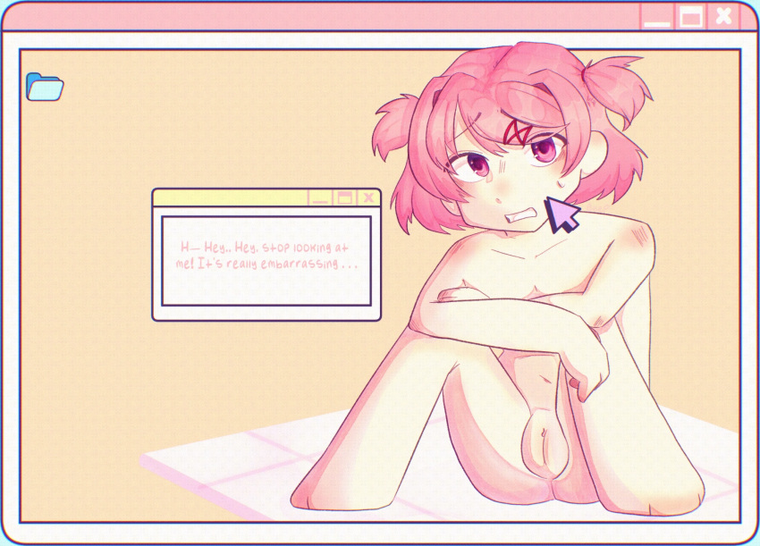 Rule Charmingbeep Computer Dialogue Doki Doki Literature Club Embarrassed Embarrassed Nude