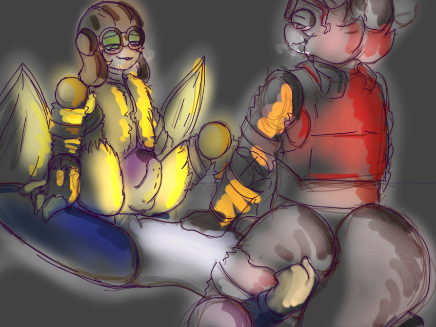 Rule 34 – 3males 3some air wubbox anthro digital media (artwork) earth wubbox gay sex looking pleasured male only non-human penis simple background unknown character unknown male wubbox (my singing monsters) | 8829777