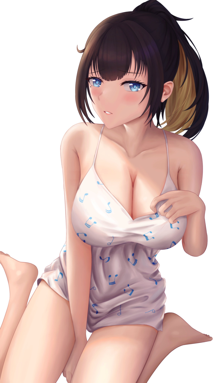 Rule 34 – 1girls artist name barefoot blonde hair blue eyes blush breasts brown hair cleavage clothed clothing feet female female only huge breasts indie virtual youtuber light-skinned female light skin looking at viewer ponytail simple background solo utada zoey virtual youtuber white background zura (flippyzura) | 8731287