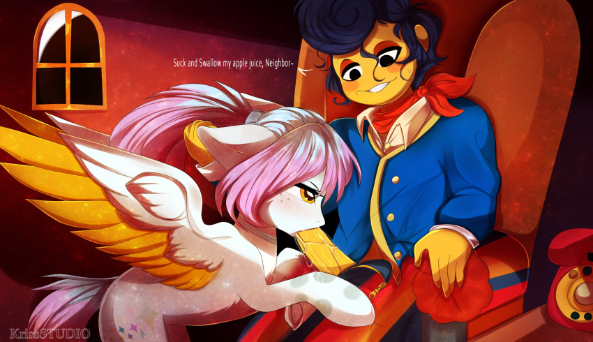 Rule 34 – blowjob blue hair couch cum cum in mouth cum inside cum on face cutie mark equine glowing glowing body holding hands home lidded eyes long hair looking down male my little pony pegasus penis playfellowxxx pleasure face pleasured pompadour pony smirk smirking wally darling (welcome home) welcome home welcome home (puppet show) | 8178632