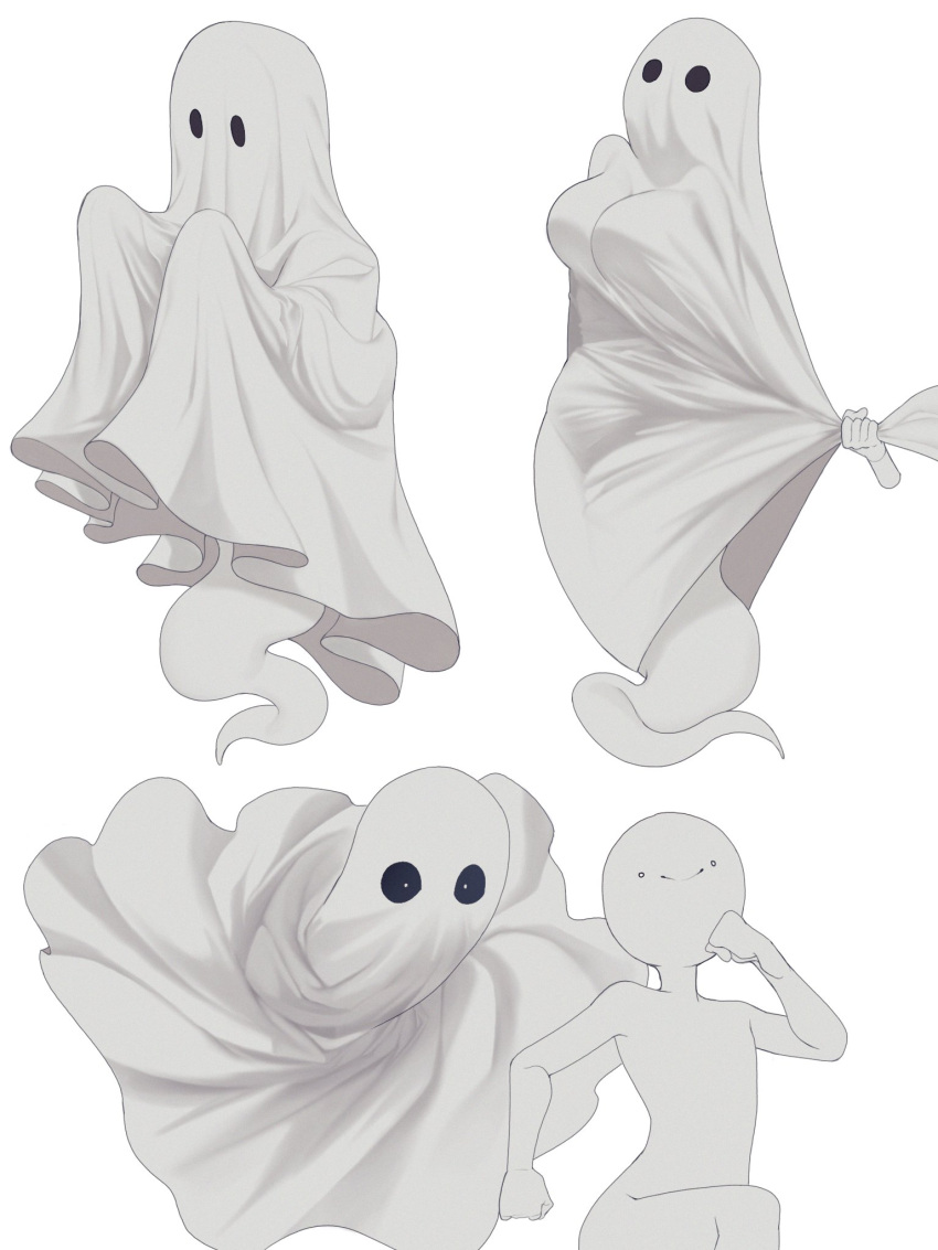 Rule 34 - Angry Breasts Ghost Ghost Girl Halloween Mrfishcorpse Original  Character Pulling Clothing Sheet Grab Tagme Thick Thighs Tight Clothing  Wide Hips | 8780906