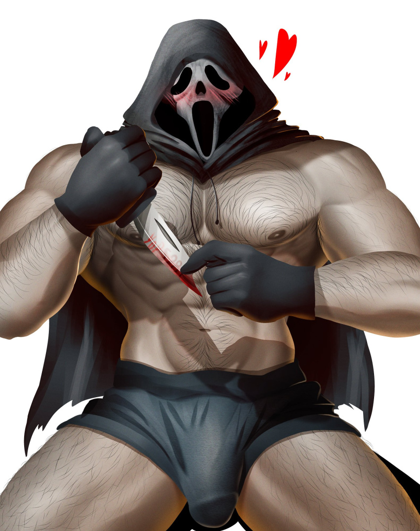 Rule 34 – 1boy 2023 abs artpoyy bara barazoku biceps big bulge blush bulge gay ghostface ghostface (scream) hairy hairy arms hairy chest hi res highres huge bulge male male focus male nipples male only male pubic hair manly mask muscles muscular muscular arms muscular male nipples penis outline scream scream (franchise) solo solo male yop5281 | 8393621