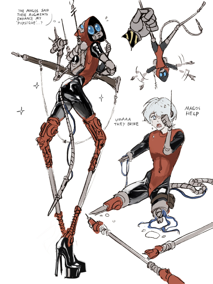 Rule 34 - 2boys Adeptus Mechanicus Archon Of Flesh Ass Cyborg Defeated  Femboy Latex Robot Size Difference Skitarii Speech Bubble Text Tight  Clothing Warhammer (franchise) Warhammer 40k White Hair | 8807622