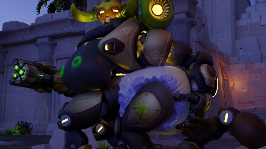 Rule 34 – 1girls 3d breasts diaper diaper check diaper only female koofey large breasts omnic orisa overwatch robot robot girl taur wet diaper what | 8733090