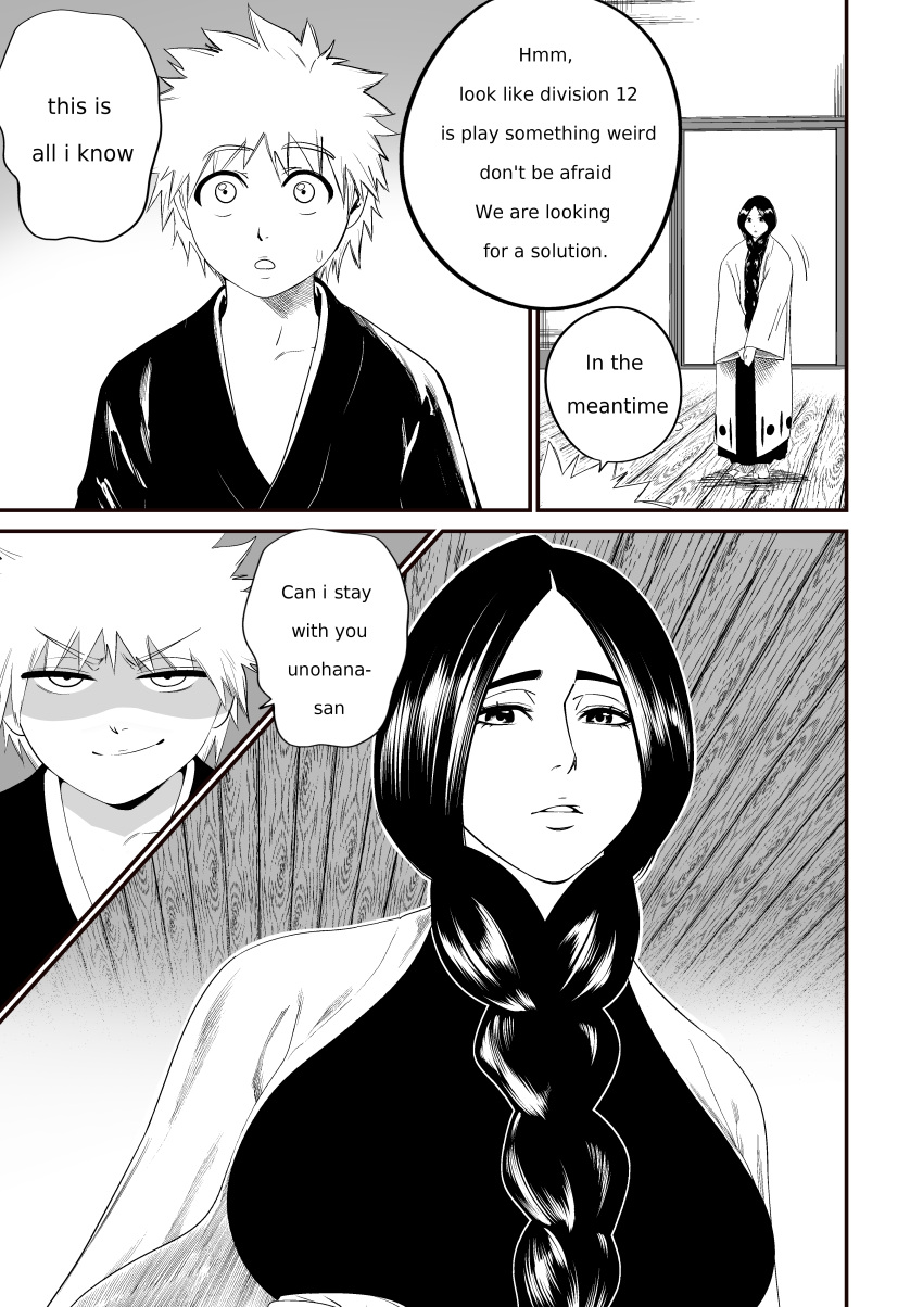 Rule 34 - 1boy 1girls Age Difference Before Sex Big Breasts Bleach Bleach:  The Thousand-year Blood War Breasts Comic Dialogue English Text Female Huge  Breasts Ichigo Kurosaki Long Hair Male Mature Mature