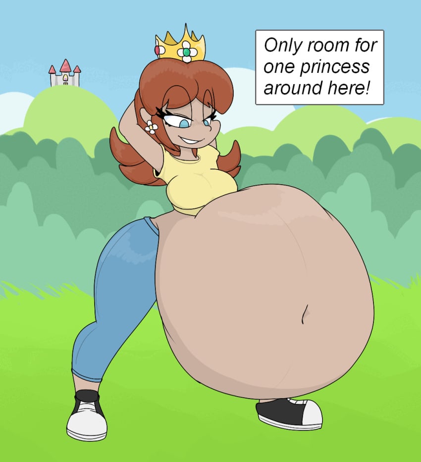 Rule 34 - 1girls 2023 2girls Belly Belly Bulge Belly Expansion Belly  Inflation Big Thighs Blue Eyes Blue Sky Breasts Brown Carnivorousvixen  Castle Clothed Clothing Cloud Clouds Crown Female Grass Mario (series)