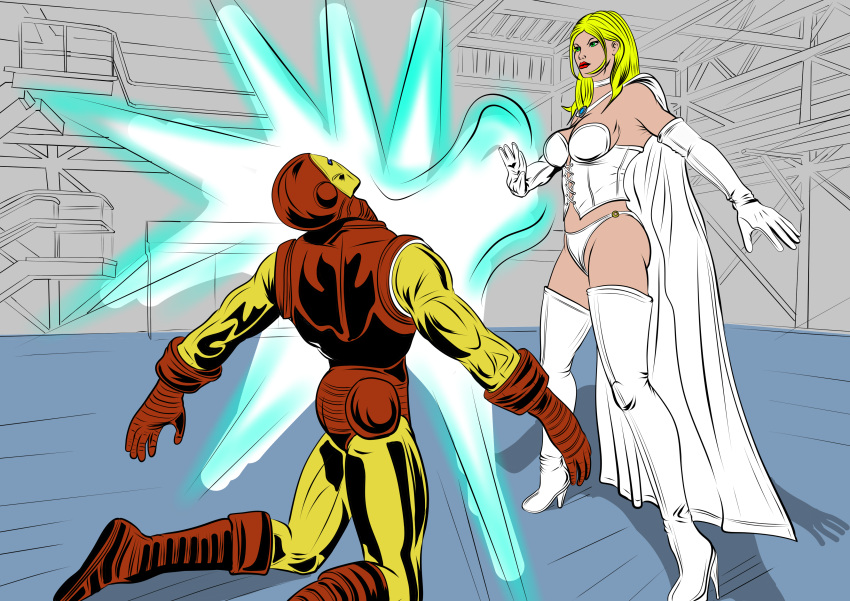 Rule 34 – 1boy 1girls avengers big breasts blonde hair breasts cameltoe cape cleavage corset dominant female dominatrix emma frost female femdom fokknight green eyes iron man iron man (series) lingerie male malesub marvel marvel comics panties submissive male tony stark white lingerie white panties white queen x-men | 8763186