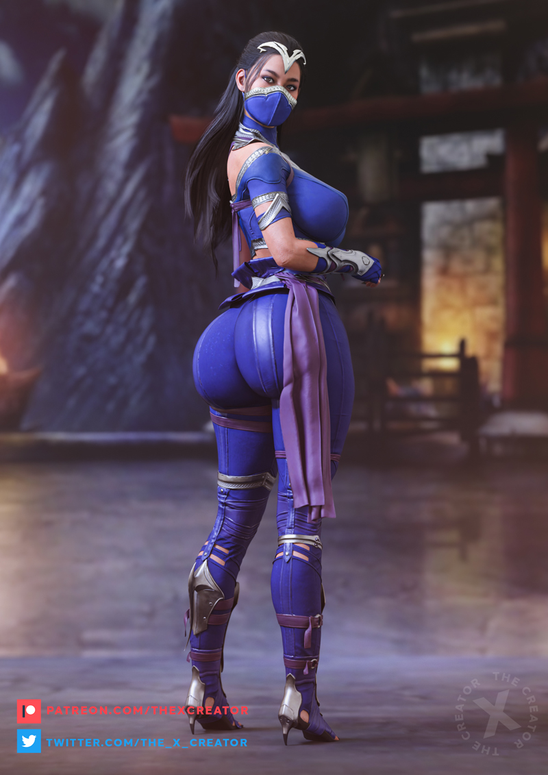 Rule 34 - 1girls 3d Absurd Res Absurdres Ass Big Ass Big Breasts Breasts  Bubble Butt Female Female Focus Female Only Full Body Kitana Large Ass  Large Breasts Light-skinned Female Light Skin