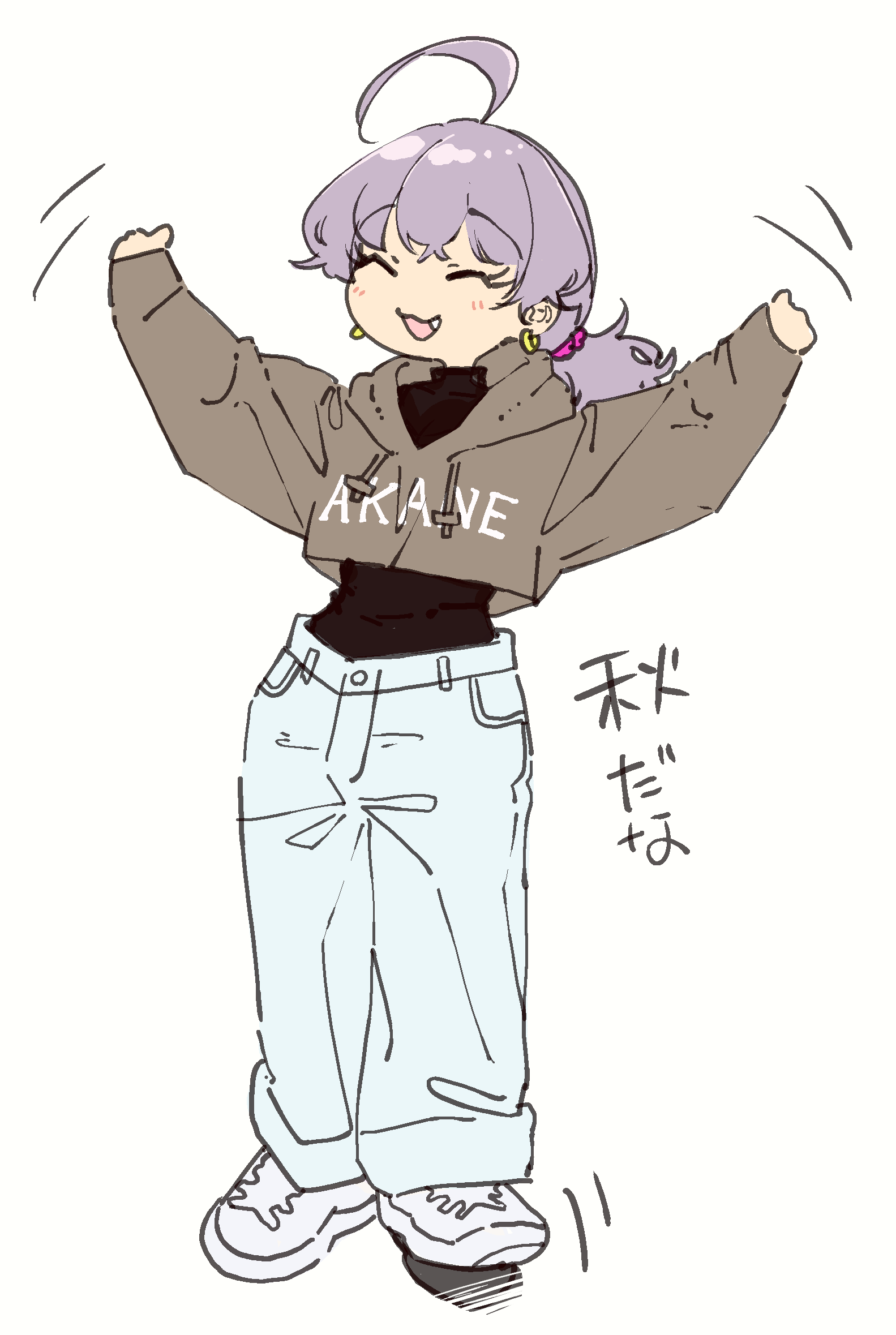 Rule 34 – 1girls :3 akane (mattsuu) akane (まっつー) blush closed eyes clothed female cute cute fang earrings eyes closed female fully clothed ijnacrj lavender hair mattsuu solo tagme white background まっつー | 8992707