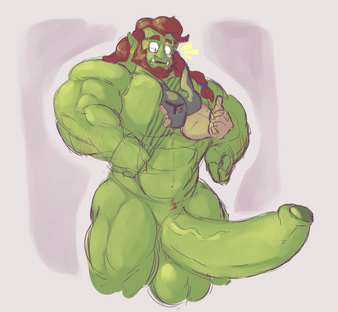 Rule 34 – 2boys blush boz gay hammerspace lord rodin male only orc original character pec vore pecs surprised thumbs up vore zephyrchill | 9041264