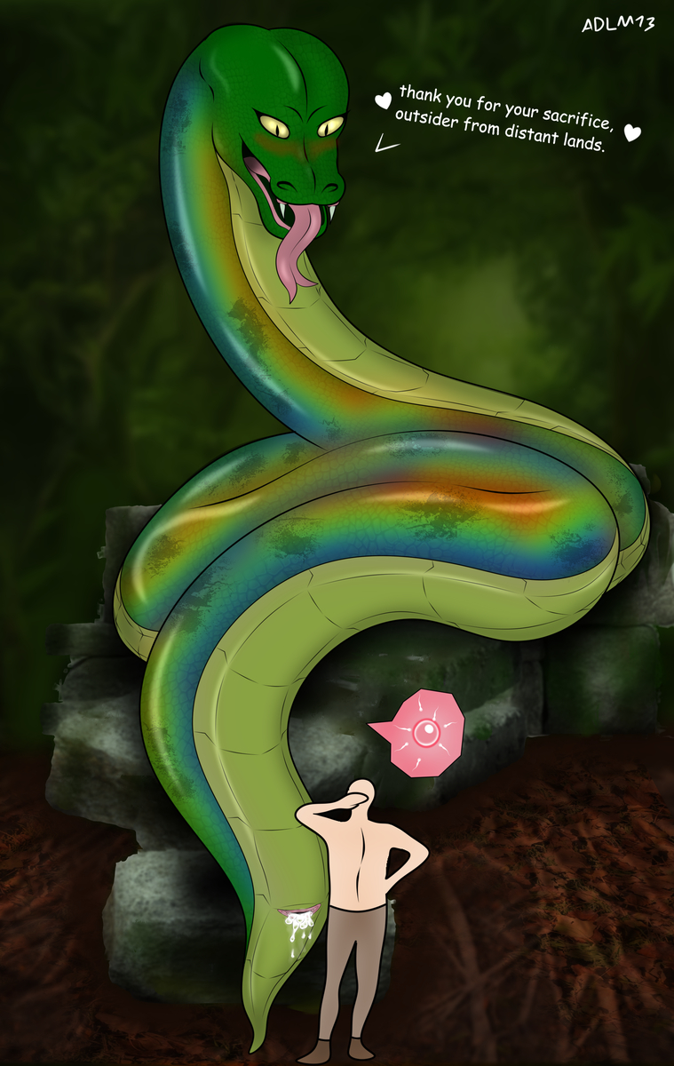 Rule 34 - 1girls Adlm13 After Sex Cloaca Cum Cum Inside Feral Goddess Green  Scales Horizontal Cloaca Human Human On Feral Impregnation Interspecies  Multicolored Scales Reptile Scalie Size Difference Smaller Male Snake