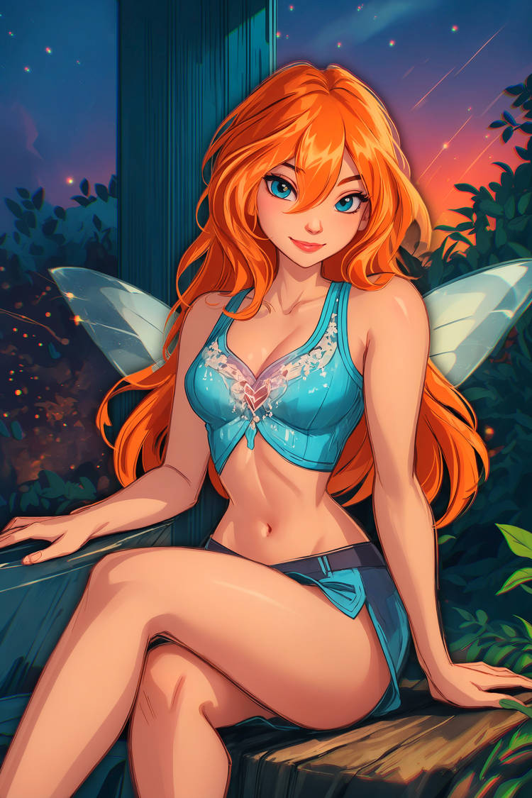 Rule 34 - Bloom (winx Club) Rainbow Red Hair Winx Club | 9066812