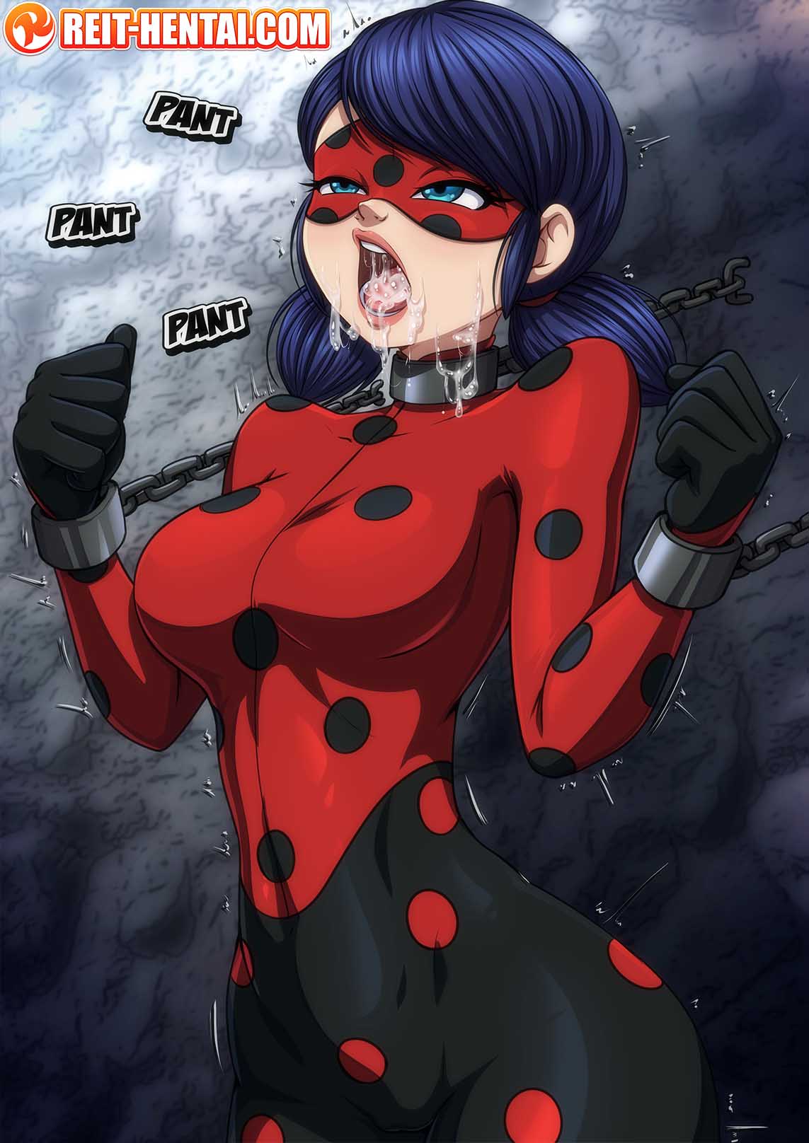 Rule 34 - After Fellatio Bdsm Blue Eyes Blue Hair Bondage Captured Captured  Heroine Chained Chained Up Chained Wrists Chains Collar Cum Cum In Mouth  Damsel In Distress Defeated Heroine Dungeon Ladybug (