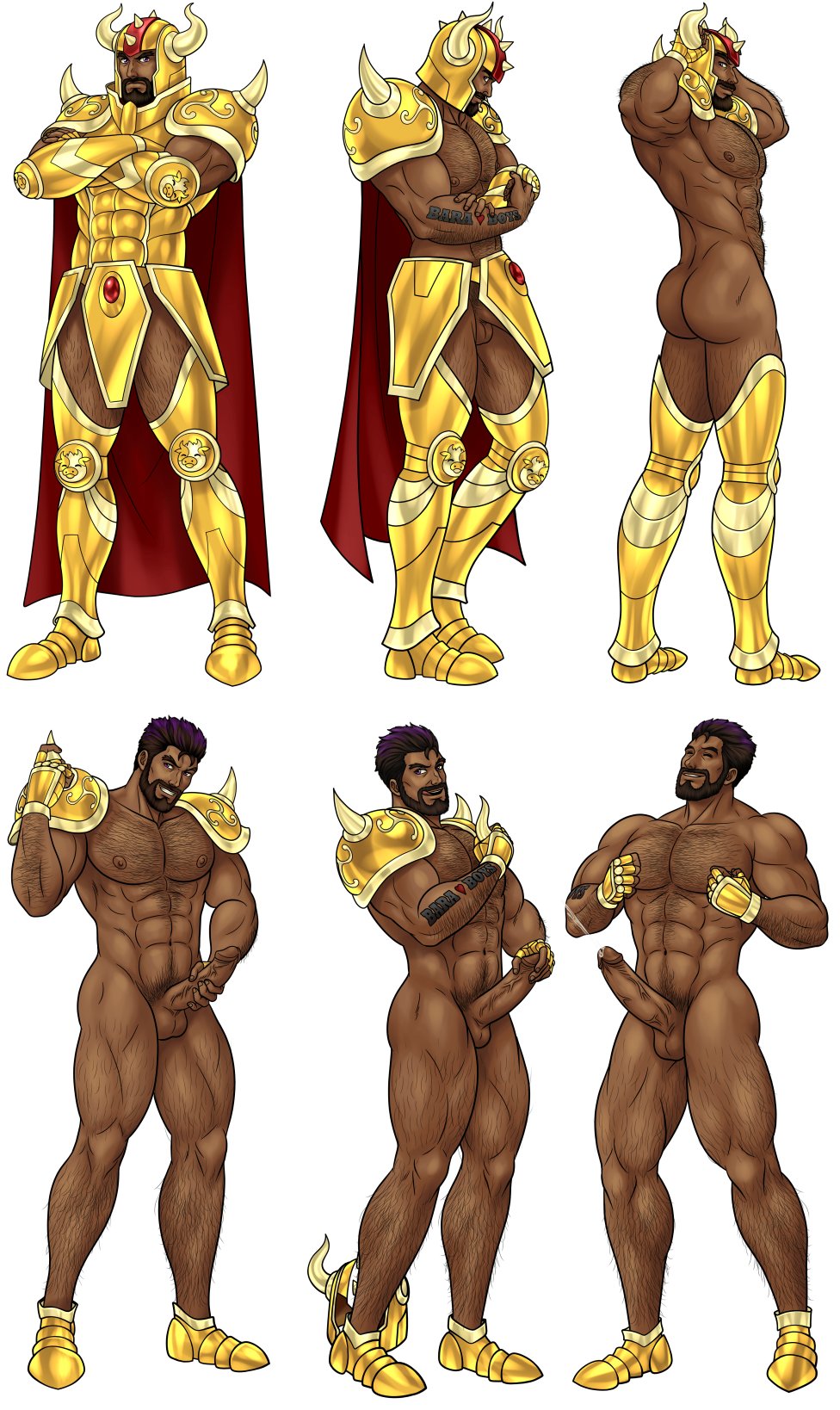 Rule 34 - Aldebaran Bara Gay Gold Saints Golden Bull Hairy Jerking Male  Only Saint Seiya Taurus Aldebaran Yaoi | 5693119